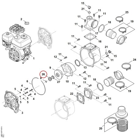 Seal (cover) VB050290500 ORIGINAL STIHL | NewgardenParts.com