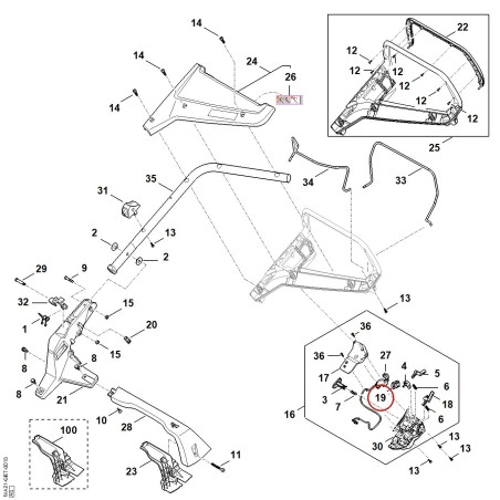Support WA214356000 ORIGINAL STIHL | NewgardenParts.com