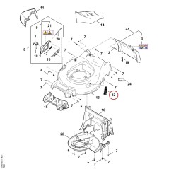 Étiquette WA219674401 ORIGINAL STIHL | NewgardenParts.com