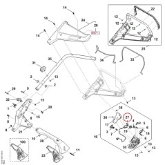 Cavo WA224401900 ORIGINALE STIHL | NewgardenParts.com