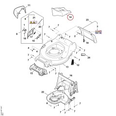 Attacco WA227011600 ORIGINALE STIHL | NewgardenParts.com
