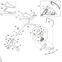 Mazo de cable WA404403000 ORIGINAL STIHL | NewgardenParts.com