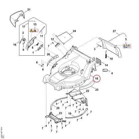 Alloggiamento WA407008501 ORIGINALE STIHL | NewgardenParts.com