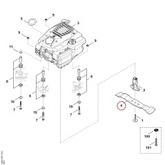 Blade WA407020105 ORIGINAL STIHL | NewgardenParts.com