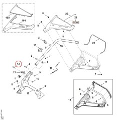 Collar screw WA407166800 ORIGINAL STIHL | NewgardenParts.com
