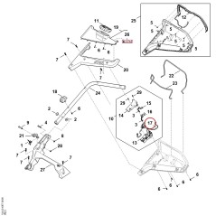 Kabelbaum WA414403001 ORIGINAL STIHL | NewgardenParts.com