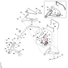Mazo de cable WA414403010 ORIGINAL STIHL | NewgardenParts.com