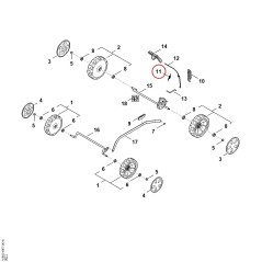 Tension spring WA417035105 ORIGINAL STIHL | NewgardenParts.com