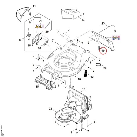 Tension spring WA417035110 ORIGINAL STIHL | NewgardenParts.com