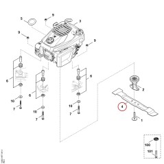 Messer WA427020101 ORIGINAL STIHL | NewgardenParts.com