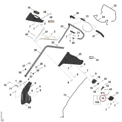 Mazo de cable WA704302223 ORIGINAL STIHL | NewgardenParts.com