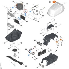 Motor eléctrico WA706000200 ORIGINAL STIHL | NewgardenParts.com