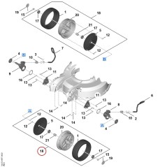 Wheel WA707000400 ORIGINAL STIHL | NewgardenParts.com