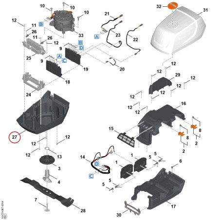 Corps WA707011005 ORIGINAL STIHL | NewgardenParts.com