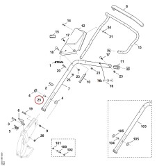 Bussola WA707033800 ORIGINALE STIHL | NewgardenParts.com