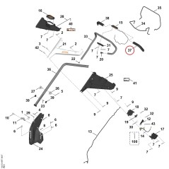 Poignée WA707900500 ORIGINAL STIHL | NewgardenParts.com