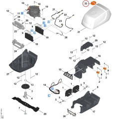 Model plate RMA 756 V WA719671500 ORIGINAL STIHL | NewgardenParts.com