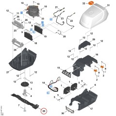 Messer WA727020100 ORIGINAL STIHL | NewgardenParts.com
