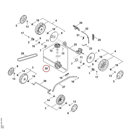 Réducteur WB426400105 ORIGINAL STIHL | NewgardenParts.com