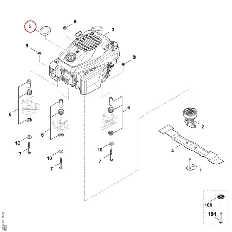 Model plate WB429670105 ORIGINAL STIHL | NewgardenParts.com