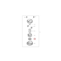 Kit pomello 61460022 ORIGINALE Oleo-Mac | NewgardenParts.com