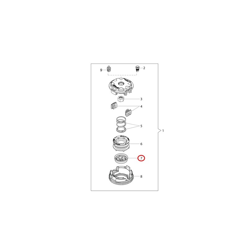 MIT SCHRAUBE 61460022 ORIGINAL Oleo-Mac