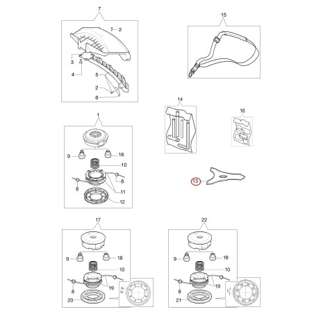 3-Blatt-Scheibe 4095674BR ORIGINAL Oleo-Mac