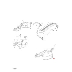 Linke Gürtelschutzabdeckung 325060122/0 ORIGINAL STIGA | NewgardenParts.com