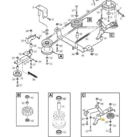 Levier (embrayage) 1134-5541-01 | NewgardenParts.com