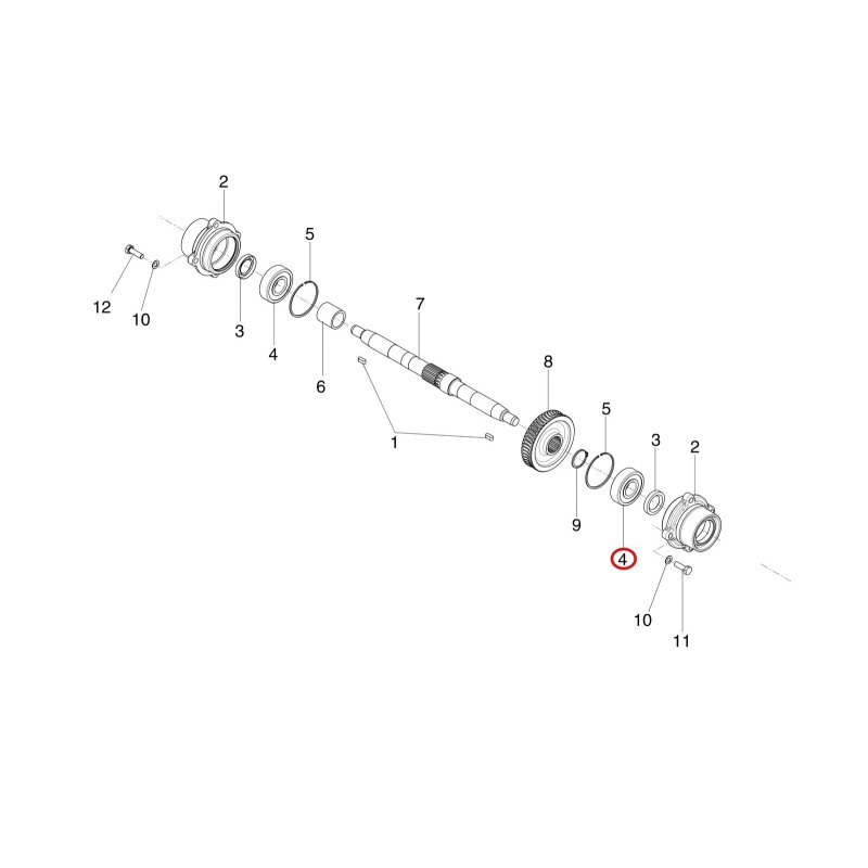 KUGELLAGER YN1272501 ORIGINAL OLEOMAC