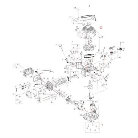 Deflettore scarico laterale 055666