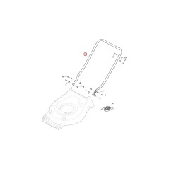 Unterer Griff [schwarz] CP1 3810076450 | NewgardenParts.com