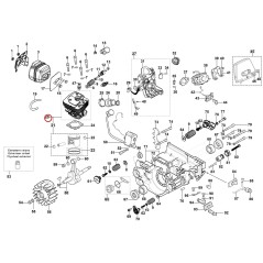KIT : CYLINDRE + PISTON MTS D. 48 - MTS 62.62 (E2 - R2) 036673 | NewgardenParts.com