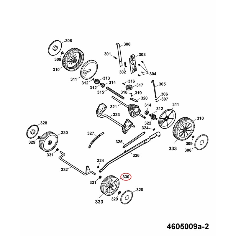 ROUE 170MM DIA. 6340058