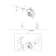 Tube 56550073R ORIGINAL OLEOMAC | NewgardenParts.com