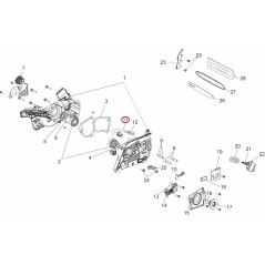 Suction pipe 50310372AR ORIGINAL OLEOMAC | NewgardenParts.com