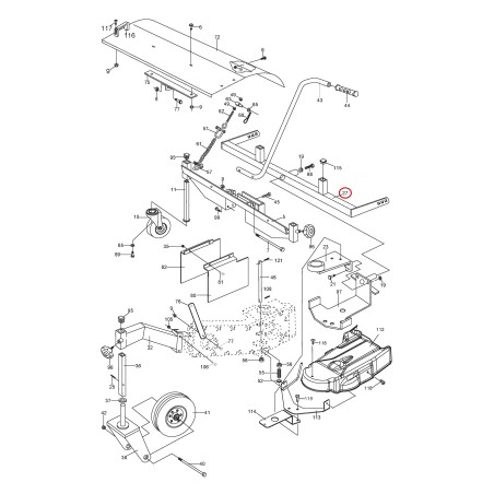 CHASIS 118890122/0 ORIGINAL STIGA | NewgardenParts.com