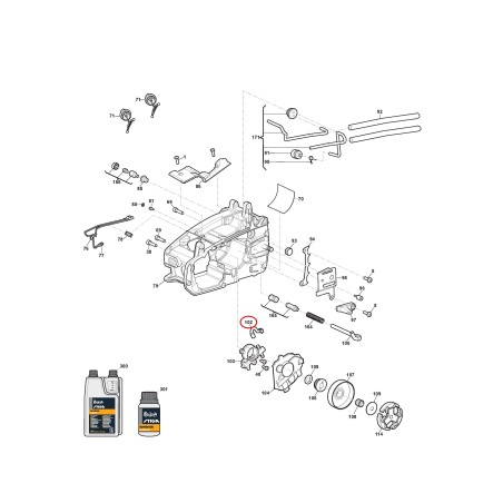 Oil Delivery Pipe 118804749/0 ORIGINAL STIGA | NewgardenParts.com