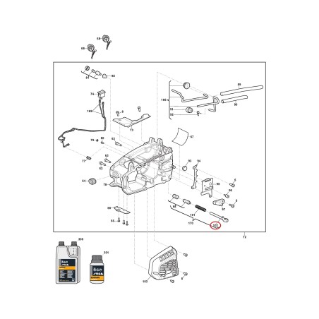 Tubería de aceite 118804747/0 ORIGINAL STIGA | NewgardenParts.com