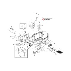 VERSCHLIESSENDES BLECH FÜR DEN MOTORRAUM 95338000007 ORIGINAL GIANNI FERRARI | NewgardenParts.com