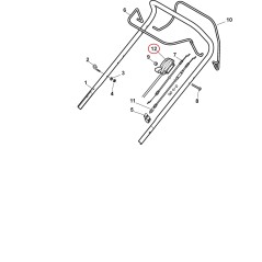 Cable Bowden 181005512/0 ORIGINAL STIGA | NewgardenParts.com