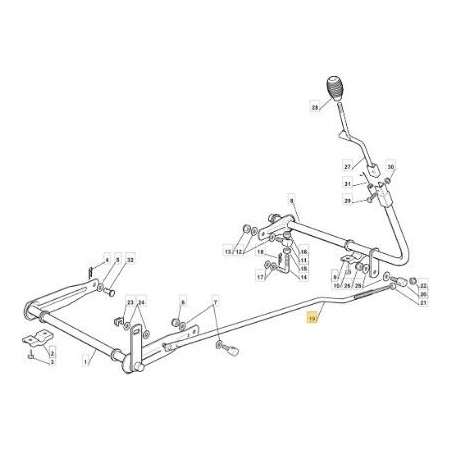 Asta Collegamento 184002089/0 ORIGINALE STIGA | NewgardenParts.com