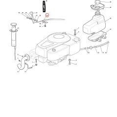 Throttle Cable 184000254/0 ORIGINAL STIGA | NewgardenParts.com