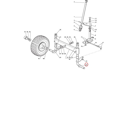 Fusello Sinistro 384230403/0 ORIGINALE STIGA | NewgardenParts.com