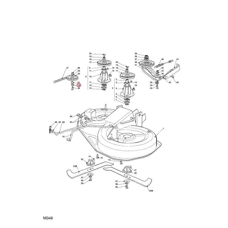 Staffa 382774215/2 ORIGINALE STIGA Staffa 382774215/2 ORIGINALE STIGA