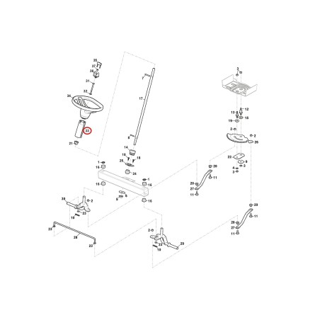 HALTERUNG 382785304/0 ORIGINAL STIGA | NewgardenParts.com