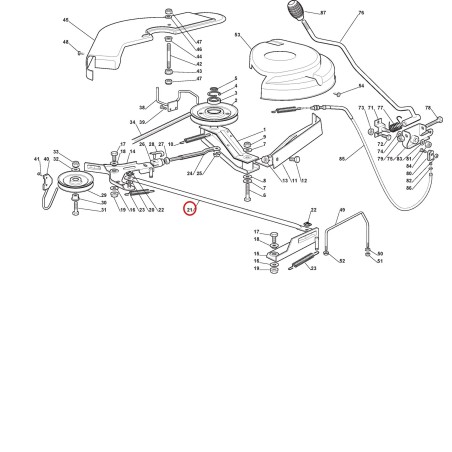 Asta Collegamento 325033024/0 ORIGINALE STIGA | NewgardenParts.com
