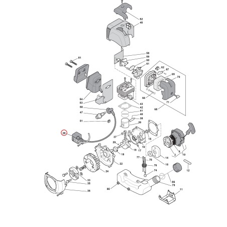 IGNITION COIL 123044018/0 ORIGINAL STIGA | NewgardenParts.com