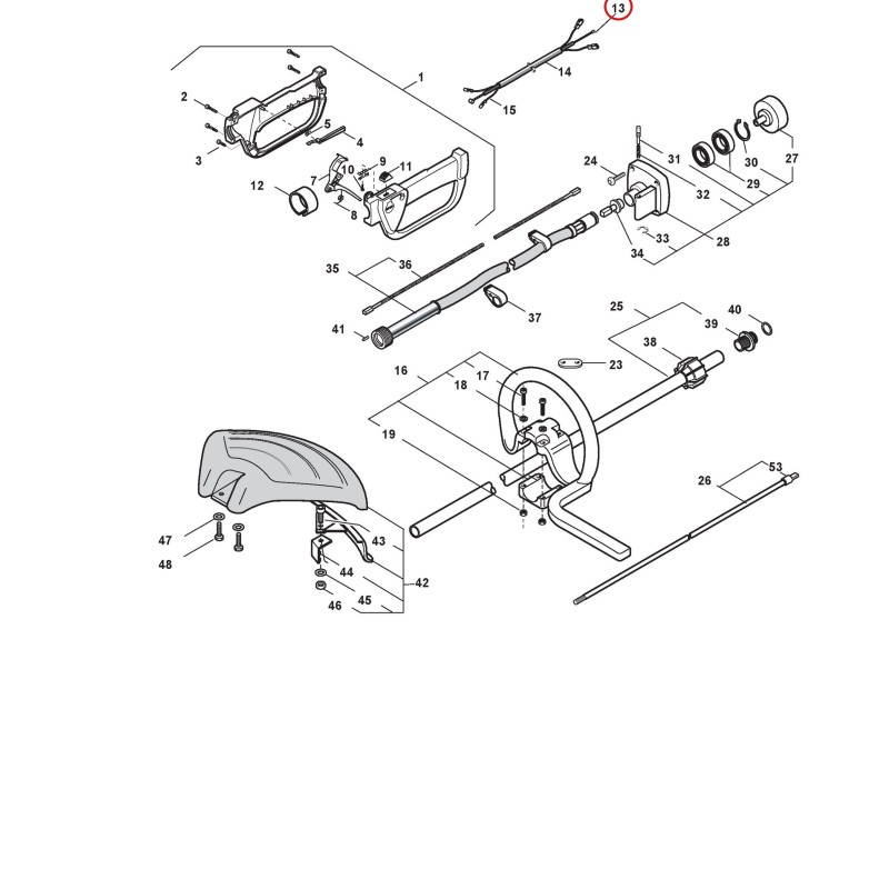 Cavo Acceleratore 123066009/0 ORIGINALE STIGA