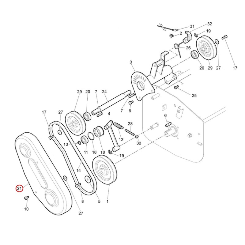 Motorhaube (BERTOLINI) 68240024R ORIGINAL OLEOMAC